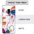 Chromatic Splatter White Galaxy S9 Skin